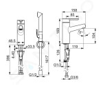 HANSA - Designo Umyvadlová baterie s výsuvnou sprškou, chrom 51702201