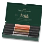Popisovač Faber-Castell Pitt Artist Pen Dual Marker Portrait sada 5 ks