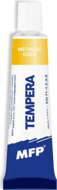 Temperové barvy 12ml METAL zlatá