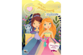 Šaty pro princezny - Tvarované oblékání se samolepkami