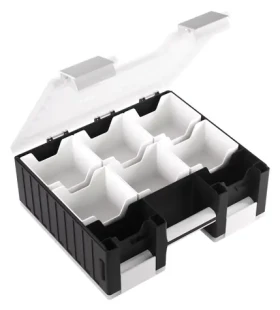 GAMEGENIC Box na karty Game Castle černá/bílá/čirá