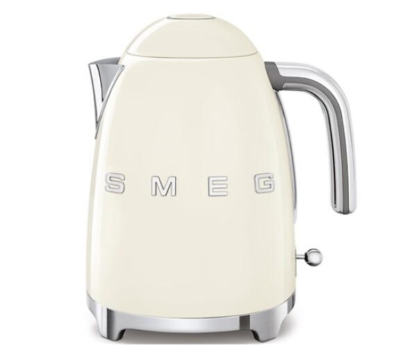 Smeg KLF03CREU rychlovarná konvice, 1,7 l, (7 šálků), 2400 W, styl 50. let, krémová