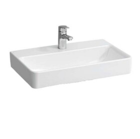 Laufen - Pro S Umyvadlo Compact, 60x38 cm, 1 otvor pro baterii, bez přepadu, s LCC, bílá H8189594001561