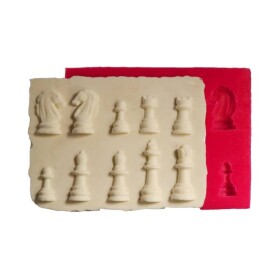 Cesil Silikonová forma Šachy malé 4,1 cm