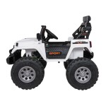 Mamido Elektrické autíčko Extreme Sport 4x4 s proměnlivou velikostí bílé