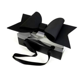 Cake star Elegantní univerzální box černý-balení 5ks