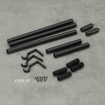 Roztažitelná garnýž 81-162 cm Umbra ZEN - černá