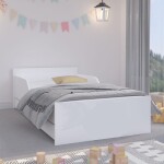DumDekorace Univerzální dětská postel v klasické bílé barvě 180 x 90 cm