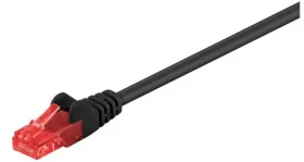 MicroConnect CAT6 U/UTP VALUEPACK 0.5m černá / PVC / 10ks (V-UTP6005SVP)