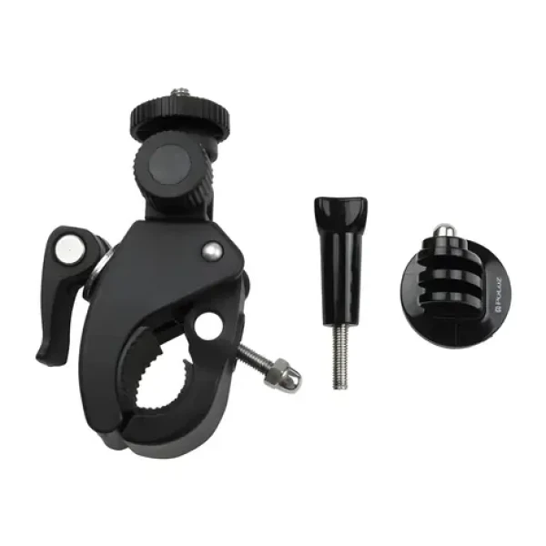 Puluz PU177B černá / Držák na řídítka / pro akční kamery / nastavení 0–180° / plast (PU177B)