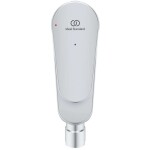 IDEAL STANDARD - ALU+ Bidetová baterie s výpustí Click-Clack, BlueStart, stříbrná BE132SI