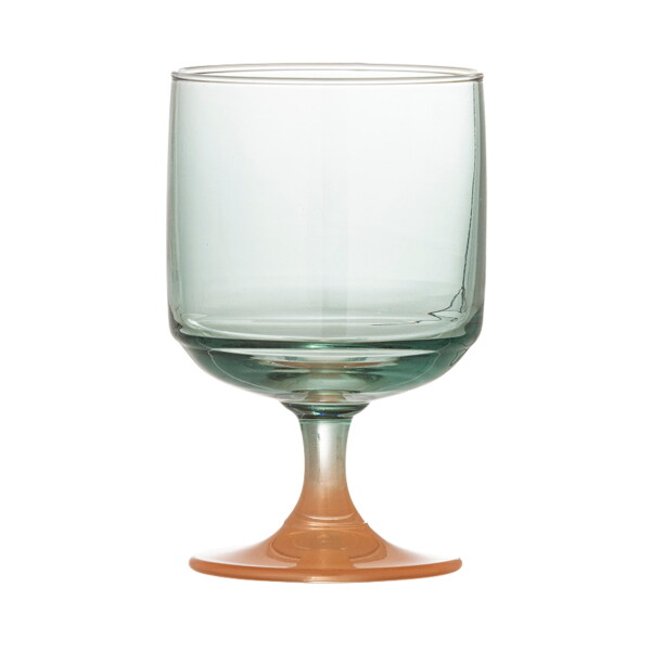 Bloomingville Sklenice na vodu Signe Multi 300 ml, zelená barva, sklo