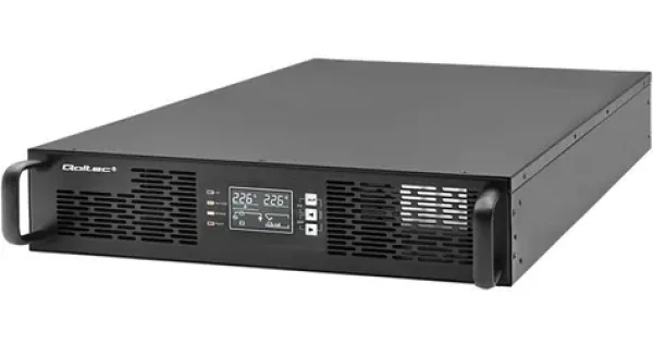 Qoltec 52286 / UPS / RACK / 2400VA / 2400 W / LCD (52286)