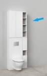 CERSANIT - Horní otevřený modul skříňky WC rám 20 cashmere FSC MIX70% SGSCH-COC-007574 S1026-052