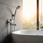 Kuchinox - ATEZ nástěnná vanová baterie s příslušenstvím, chrom BTK_011D