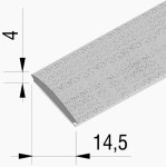 ProALU Kartáč nasouvací nízký široký (22PA161792)