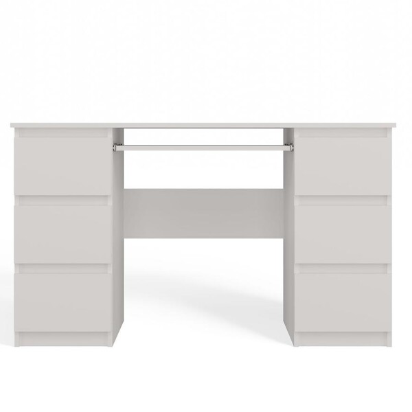 Psací stůl Kuba bílá/antracit