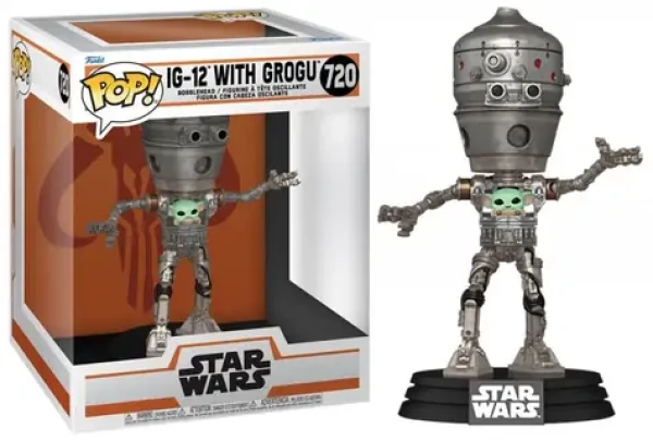 Funko POP! IG-12 with Grogu (Star Wars)
