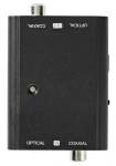 Nedis Digitální audio převodník RCA-Toslink černý / Audio převodník / 2cestný / RCA + Toslink / USB napájení (ACON2507BK)