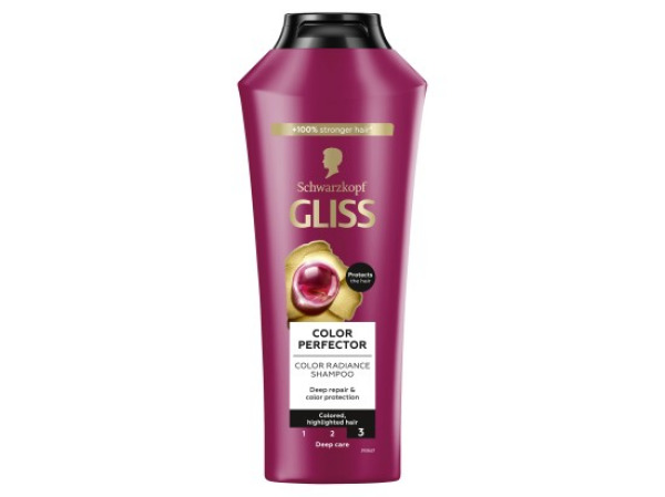 Schwarzkopf Gliss Color Perfector Rozjasňující šampon 400 ml