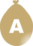 Balónek písmeno A zlaté balonky.cz Balónek písmeno A zlaté balonky.cz