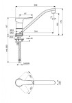 IDEAL STANDARD - Alpha Dřezová baterie, chrom BC490AA