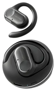 Vention OpenBeat O11 černá / Bezdrátová sluchátka / mikrofon / Bluetooth 5.3 / nabíjecí pouzdro / USB-C (NBPB0)