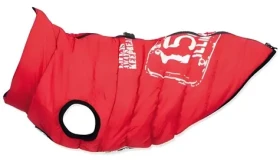 TRIXIE Saint-Malo S 40 cm červená / Bunda s postrojem / obvod hrudníku 54 cm / obvod krku 40 cm / polyester / zimní (G14-67914)