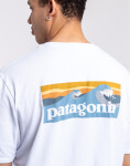 Tričko Patagonia M's Boardshort Logo Pocket Responsibili-Tee® White