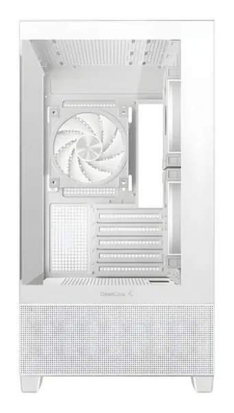 Deepcool CG380 3F bílá / Skříň PC / Midi Tower / µATX / 3x ARGB / Temperované sklo (R-CG380-WHAGM3-G)