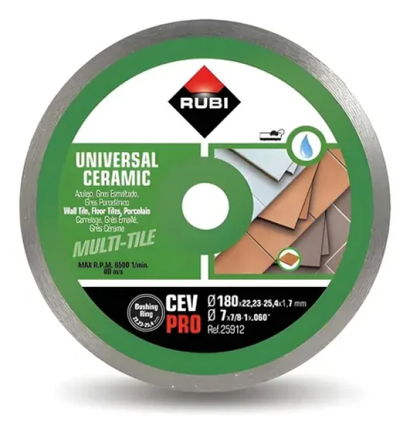 RUBI BL-C180/25.4 / Diamantový řezný kotouč / 180 mm (25912)
