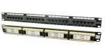 LogiLink NP0004 černá / Patch panel / CAT6 / 24 portů / 19" (NP0004)