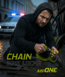 ONE - řetězový zámek CHAIN 3.0, černá