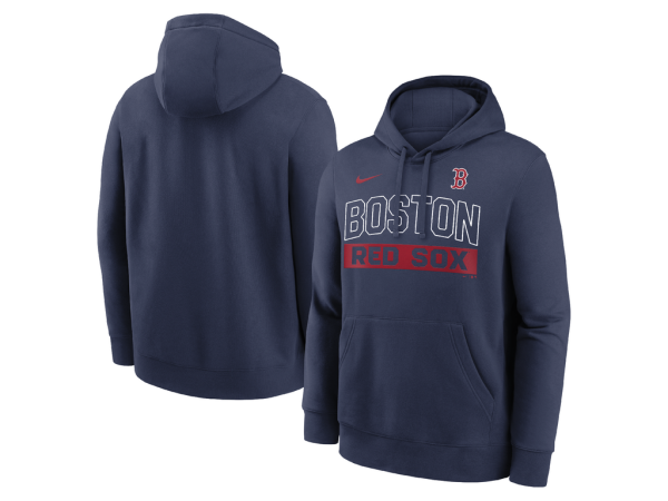 Nike Pánská mikina Boston Red Sox MLB Club Fleece Pullover Hoodie Velikost: XL