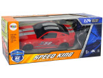 Mamido Sportovní auto na dálkové ovládání RC speed king červené