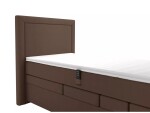 BLANÁŘ NÁBYTEK, a.s. Polohovatelný boxspring Margo - jednolůžko (hnědá) ROZMĚR: 100 x 200 cm