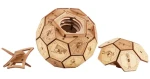 EscapeWelt Dřevěný hlavolam Quest Ball