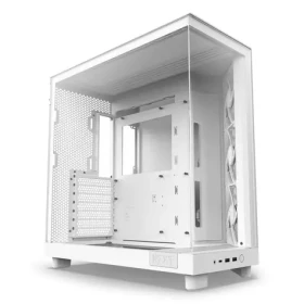 NZXT H6 Flow bílá / ATX / 2x USB-A 3.2 / 1x USB-C 3.2 / 3x120mm / bez zdroje / průhledná bočnice (CC-H61FW-01)