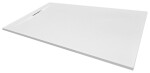 Sprchová vanička obdélníková SAT Fusion 120x80 cm litý mramor Blanco SATFU12080BL SATFU12080BL