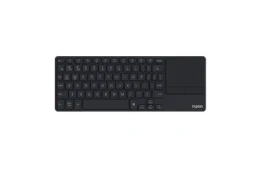 Rapoo E2810M multi-mode černá / bezdrátvá klávesnice / 2.4GHz / BT 4.0 5.0 / ultra-tenká / 2x AAA baterie (6940056131324)