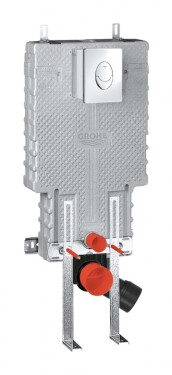 GROHE - Uniset Předstěnový instalační modul se splachovací nádrží GD2, tlačítko Skate Air, chrom 39452000