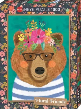 HEYE Puzzle Floral Friends: Něžný Brumla