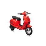 Mamido Dětský elektrický skútr Retro 23 červený