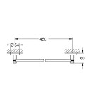 GROHE - Essentials Držák na osušky, kartáčovaný Warm Sunset 40688DL1