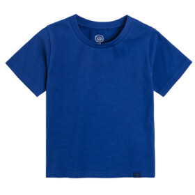 Basic tričko s krátkým rukávem- tmavě modré - 128 BLUE