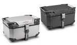 Obkev58A stříbrný horní kufr Givi Trekker Outback Evo hliníkový (Monokey topcase), bez zámku, 58 l.