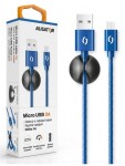 Aligator Datový kabel premium 2A,MicroUSB,modrý DATKP13