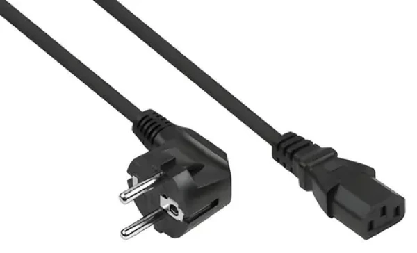 Kabelmeister C14-C13 černá / Prodlužovací kabel / 1 m (SK1430-S010)