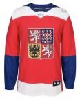 Dres české hokejové reprezentace Adidas World Cup 2016 Authentic Jersey - Red Velikost: XL