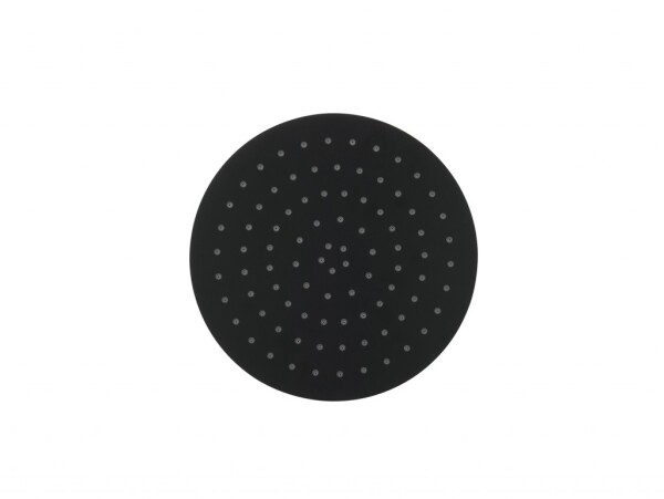 BESCO - Hlavová sprcha SLIM UNI R - kulatá - Barva - Černá , Rozměr hlavové sprchy - Ø 300 mm BADPUOCZ